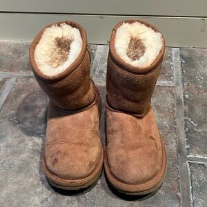 UGG® Kids' Classic Short II Water Resistant Genuine Shearling Boot